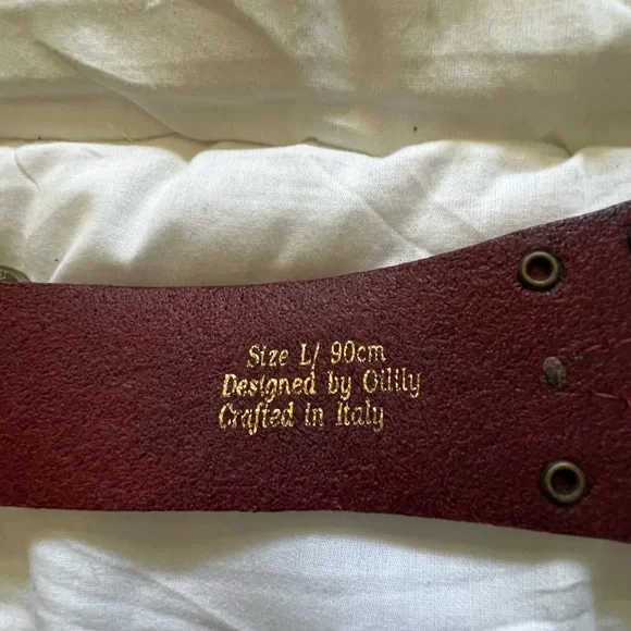 Oilily Leather Heart and Flower Belt - Picture 3 of 5